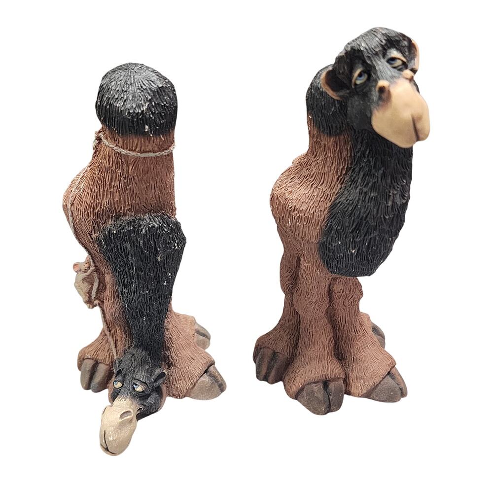 Frumps Whimsical Camel Figurines Hand Painted Designed by Douglas. Vintage 1991